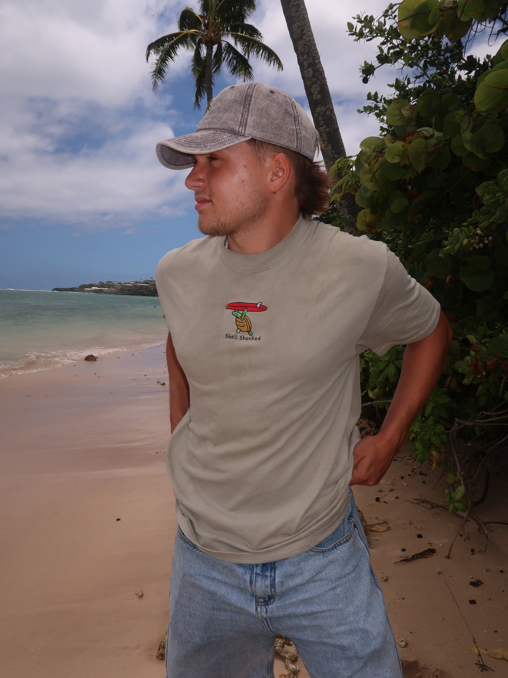 distressed turtle shirt