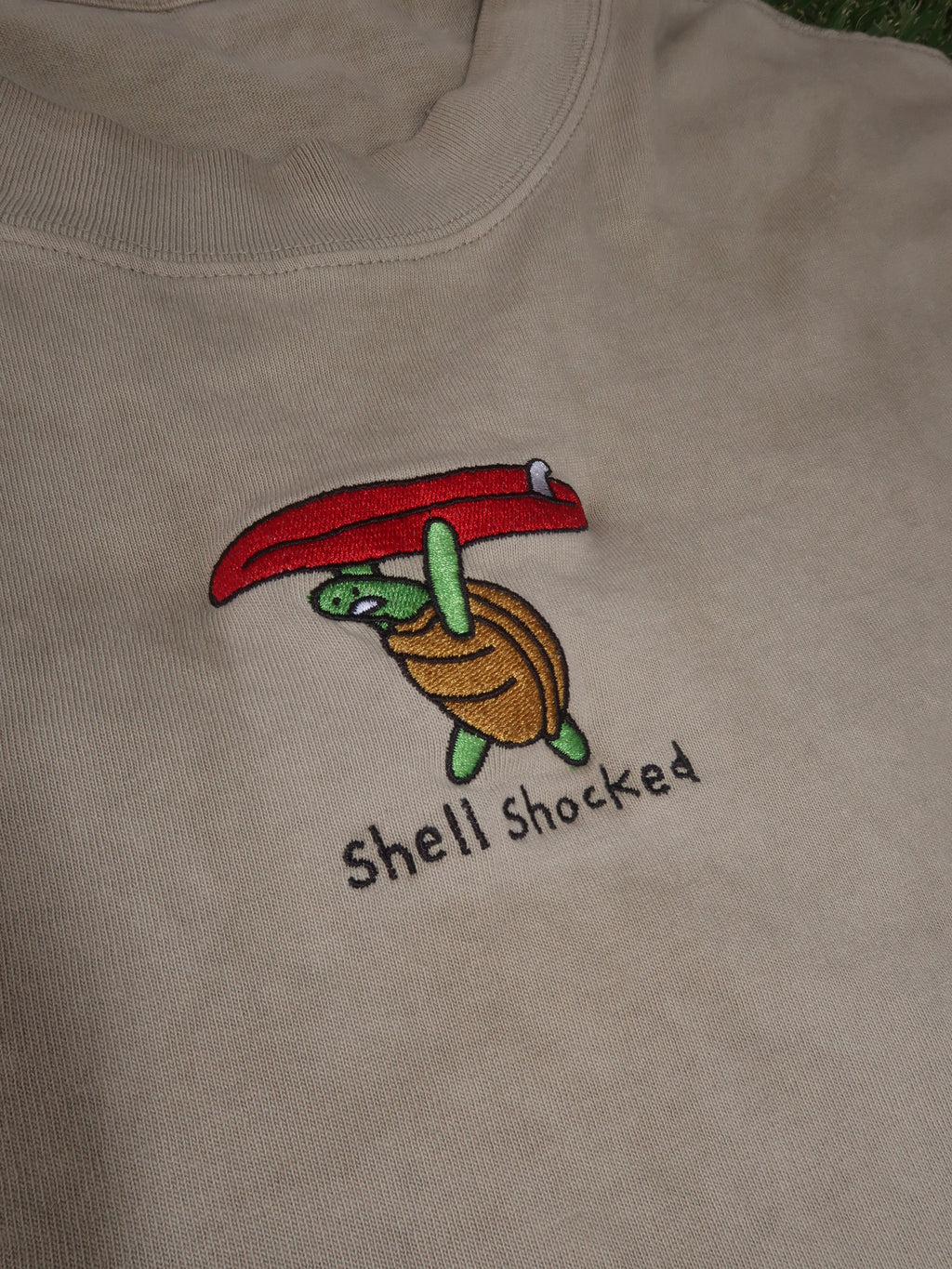 distressed turtle shirt
